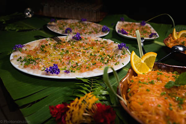 Restaurant du Vanira Lodge à Teahupoo