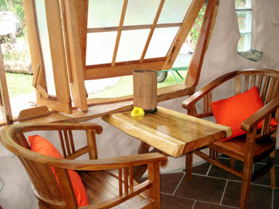 Bungalow terrasse Haari (Séjour)