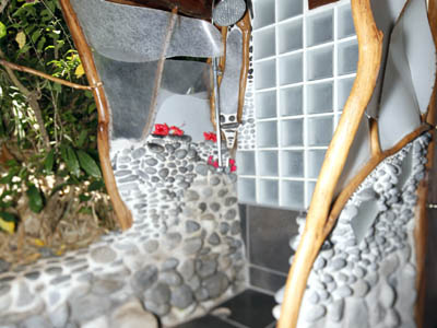 Bungalow terrasse Lichee (Salle de bain)